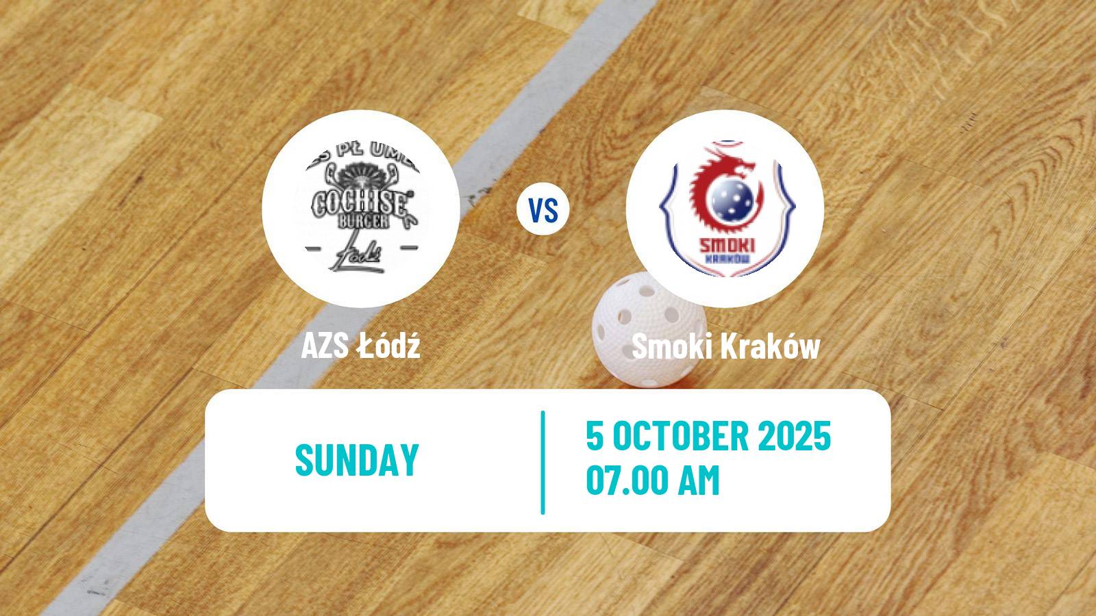 Floorball Polish Ekstraliga Floorball AZS Łódź - Smoki Kraków