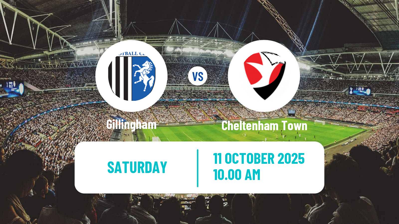 Soccer English League Two Gillingham - Cheltenham Town