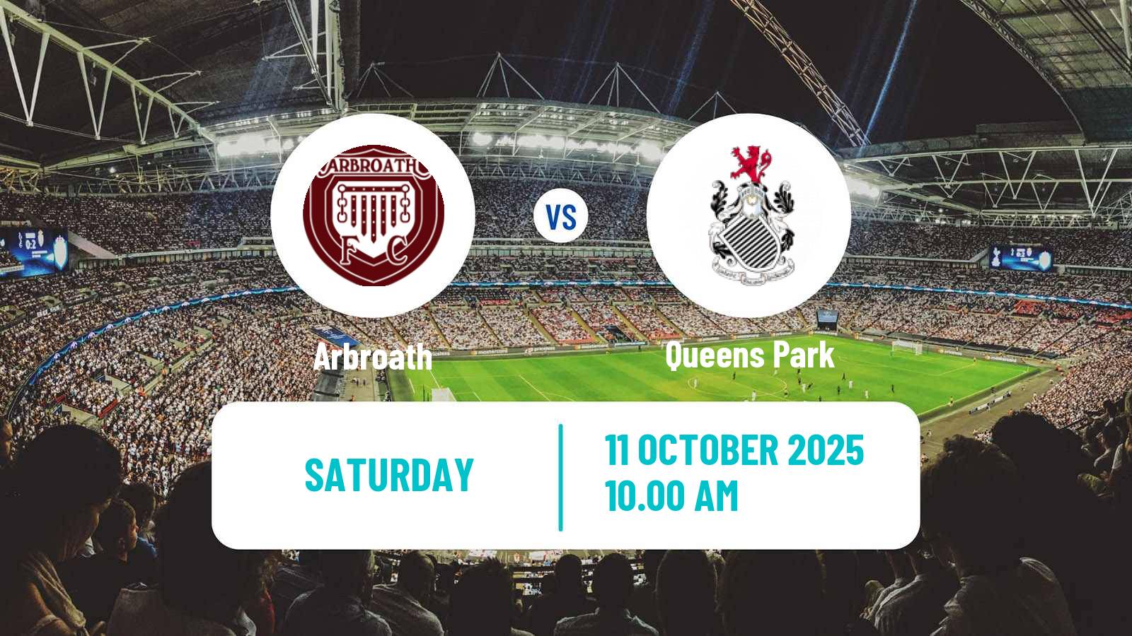 Soccer Scottish Football Championship Arbroath - Queens Park
