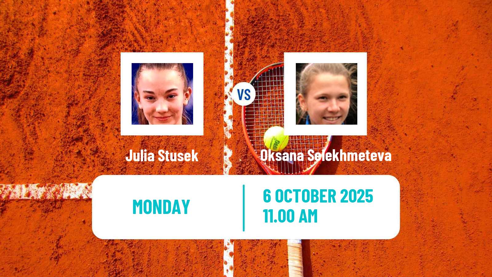 Tennis Mallorca Challenger Women Julia Stusek - Oksana Selekhmeteva