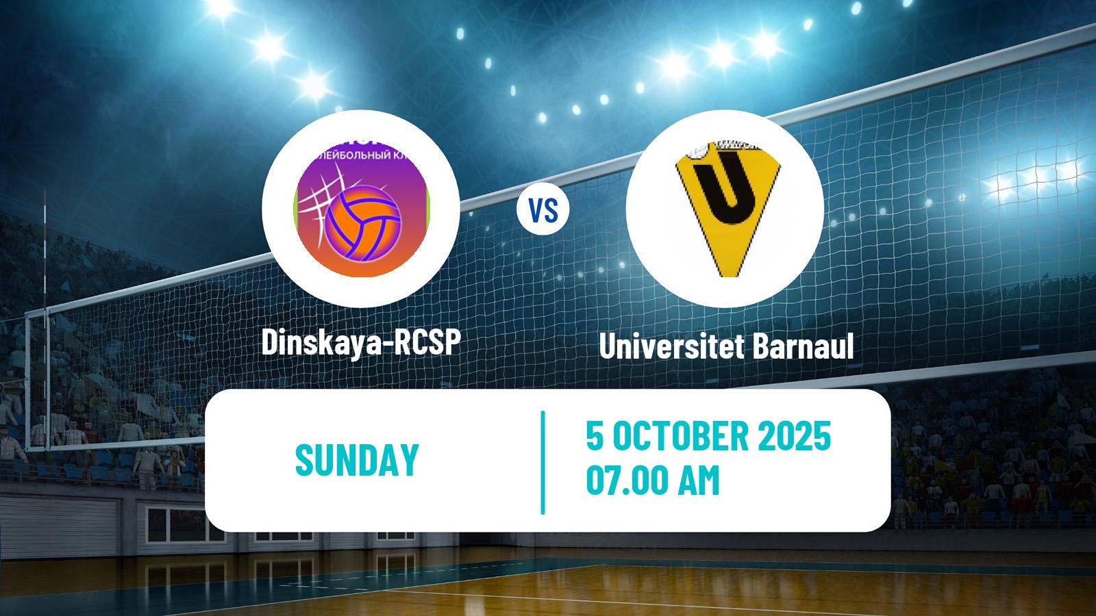 Volleyball Russian Cup Volleyball Dinskaya-RCSP - Universitet Barnaul