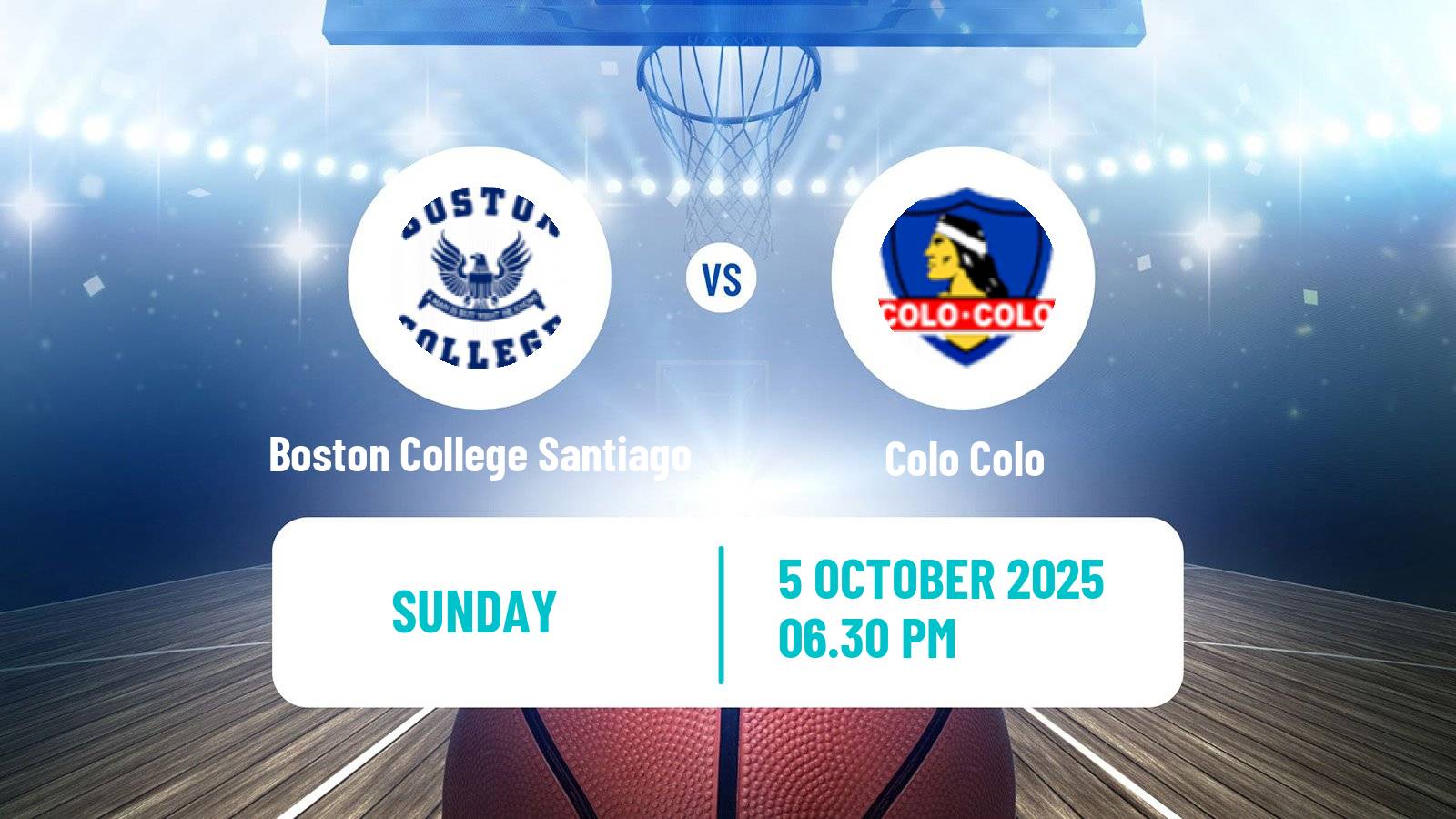 Basketball Chilean LNB Boston College Santiago - Colo Colo