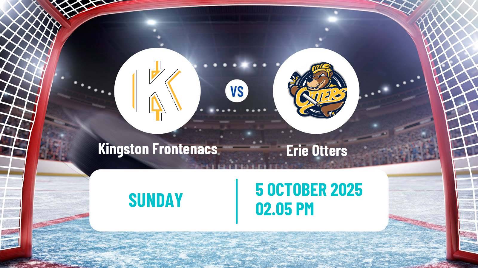 Hockey OHL Kingston Frontenacs - Erie Otters