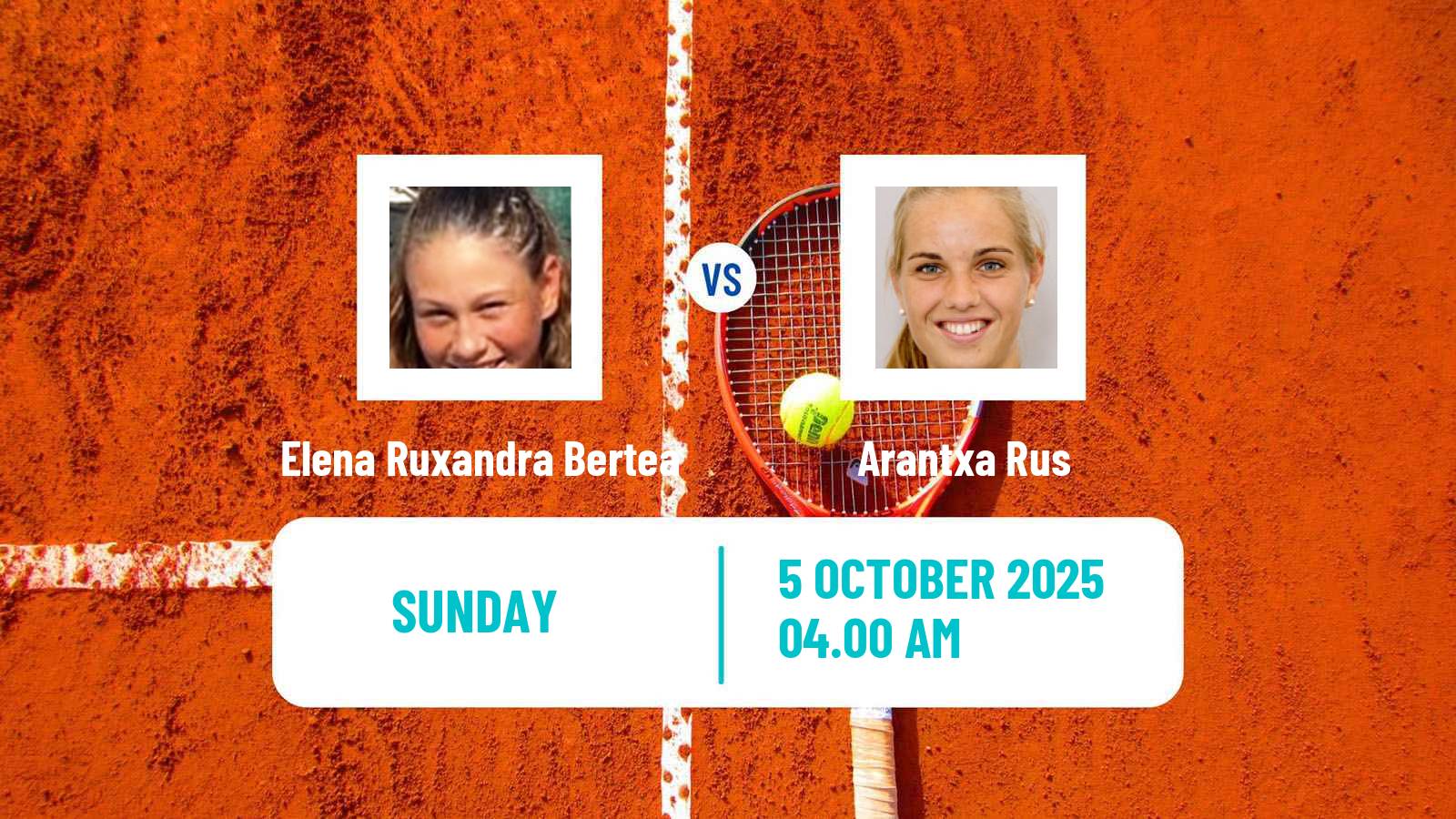 Tennis ITF W75 Bucharest 3 Women Elena Ruxandra Bertea - Arantxa Rus
