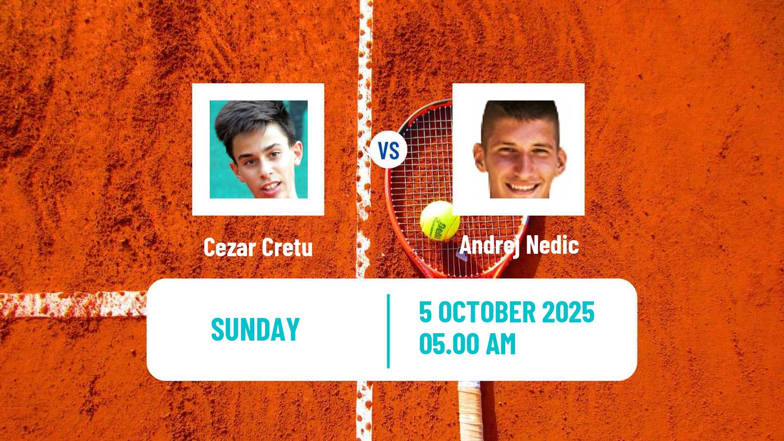 Tennis Valencia Challenger Men Cezar Cretu - Andrej Nedic