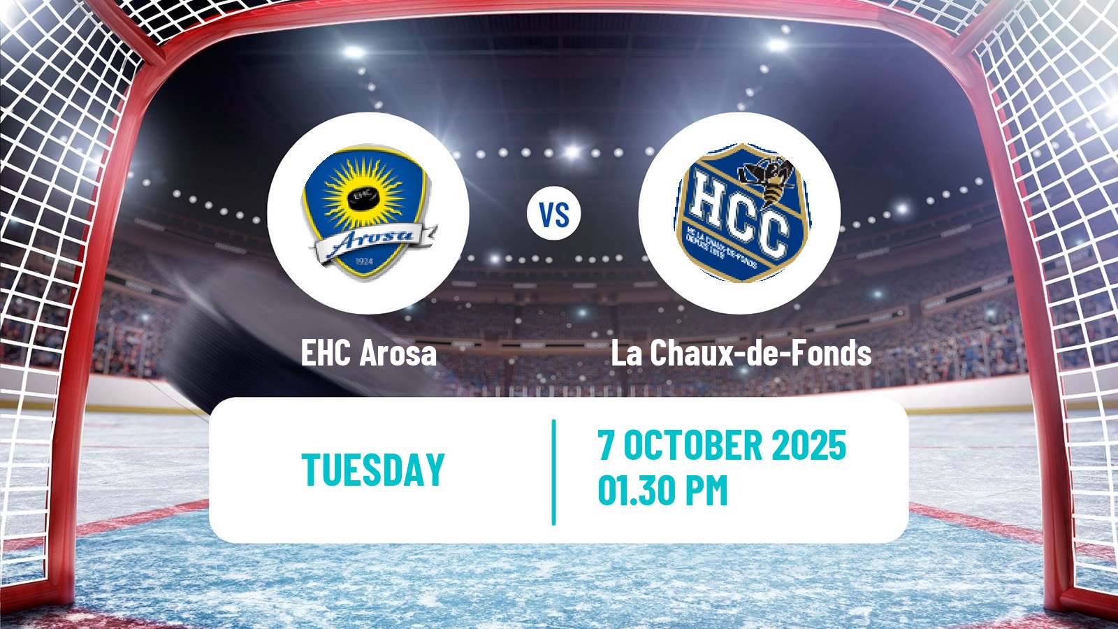 Hockey Swiss League Hockey Arosa - La Chaux-de-Fonds