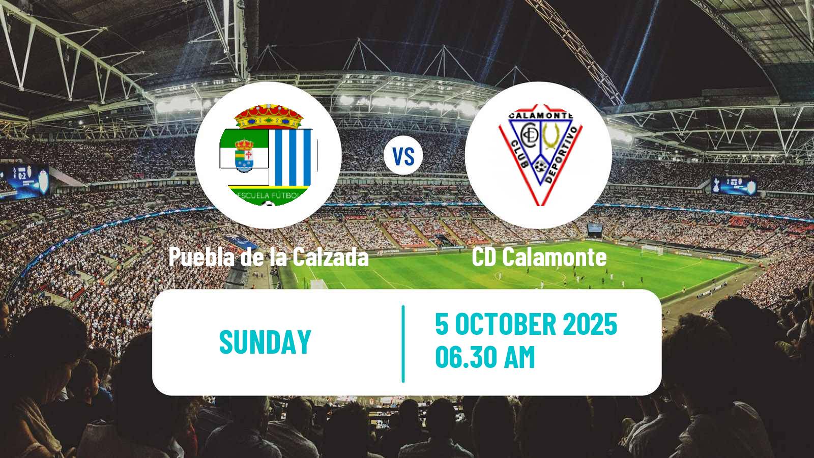 Soccer Spanish Tercera RFEF - Group 14 Puebla de la Calzada - Calamonte