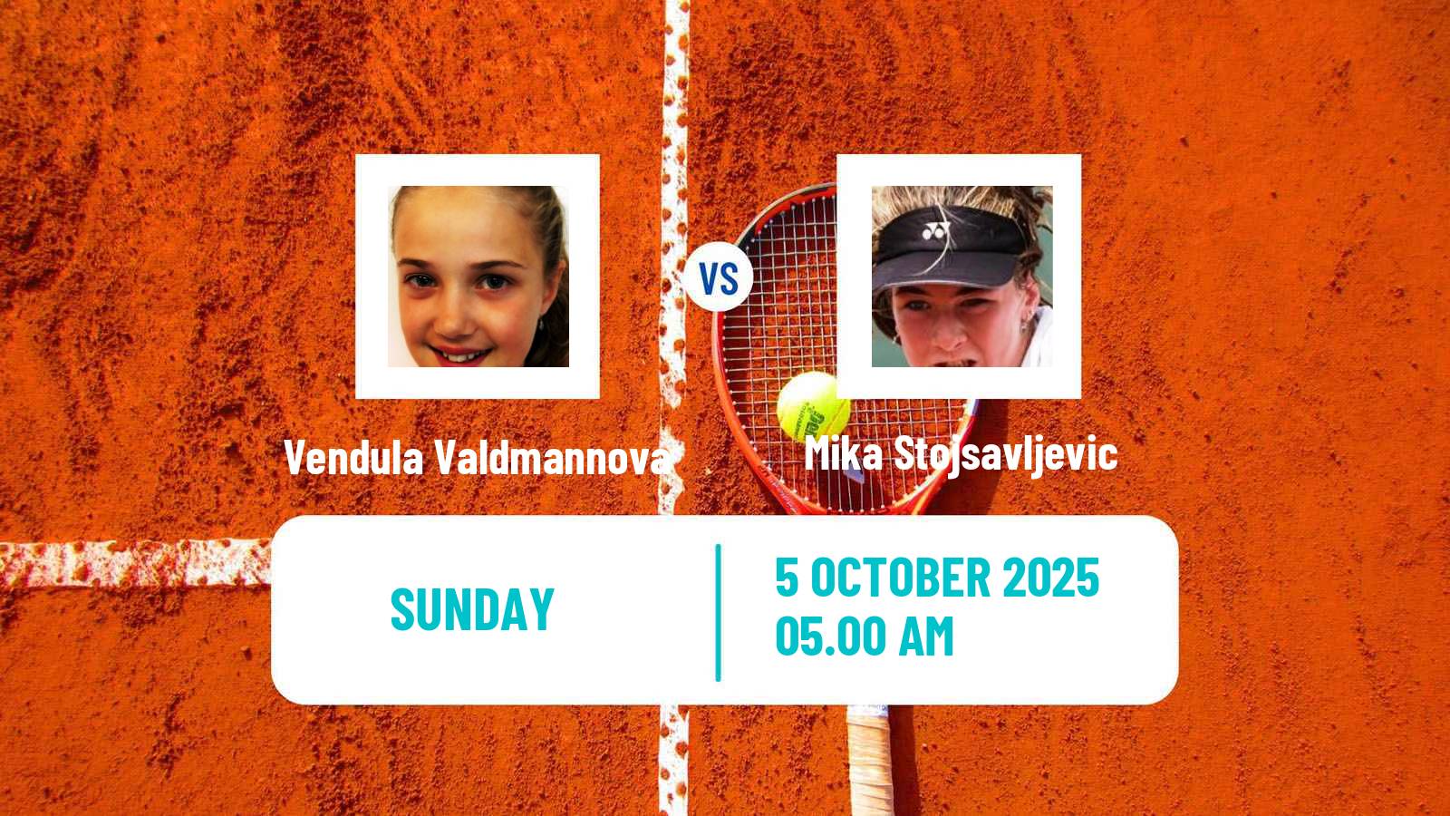 Tennis ITF W35 Monastir 6 Women Vendula Valdmannova - Mika Stojsavljevic