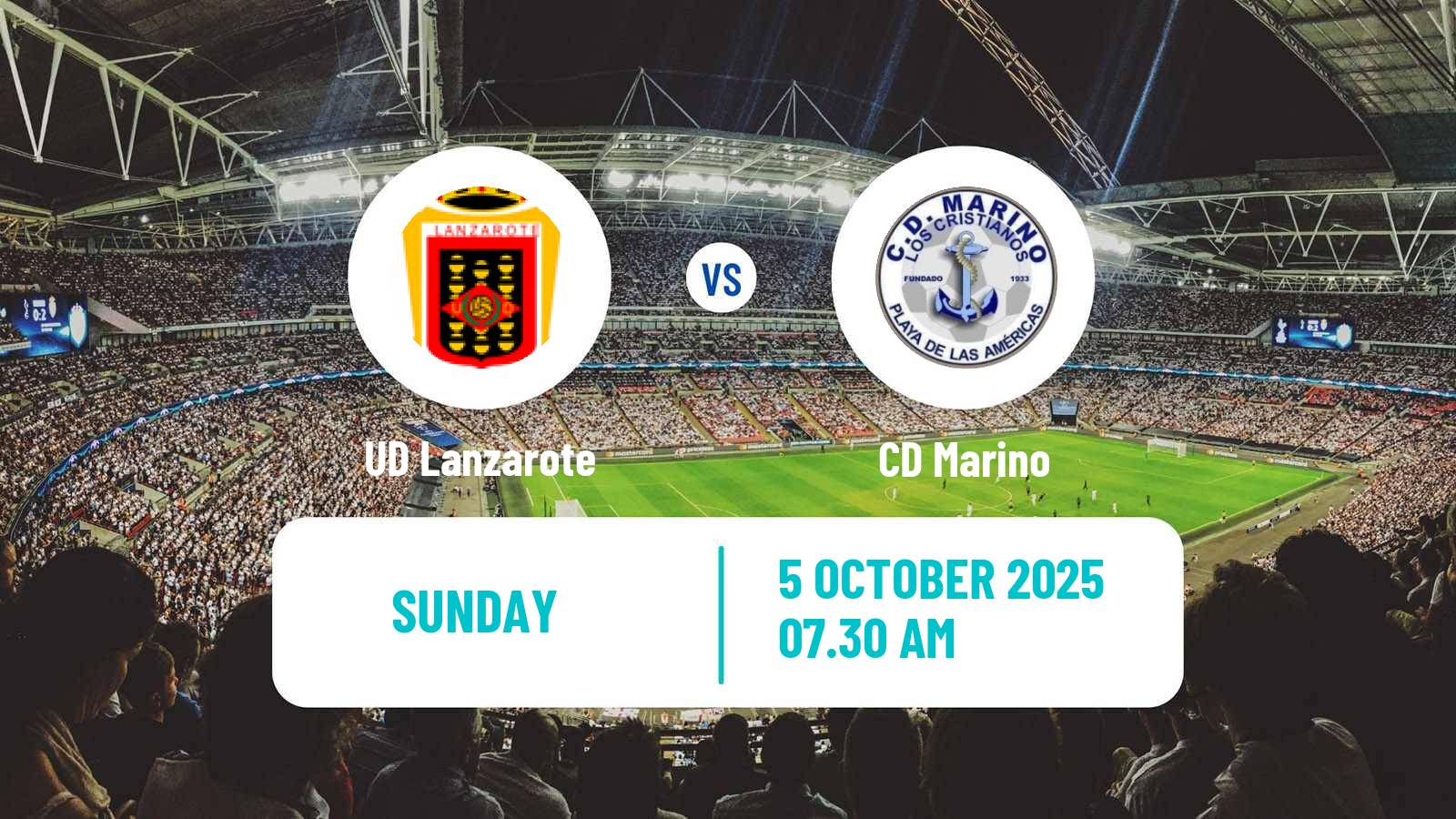 Soccer Spanish Tercera RFEF - Group 12 Lanzarote - Marino