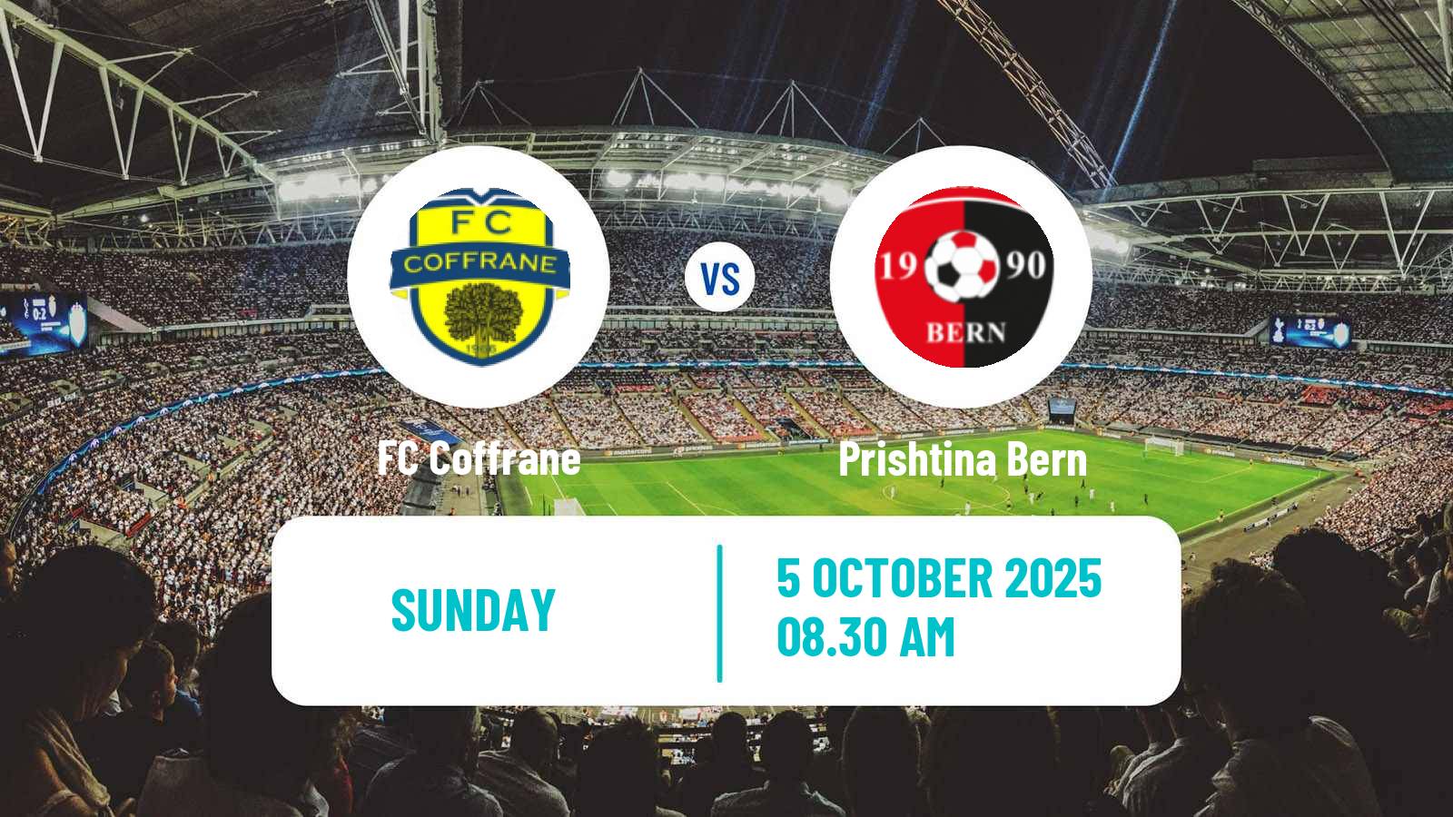 Soccer Swiss 1 Liga Classic Group 1 Coffrane - Prishtina Bern