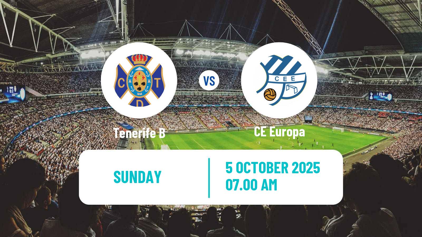 Soccer Spanish Primera Federacion Women Tenerife B - CE Europa