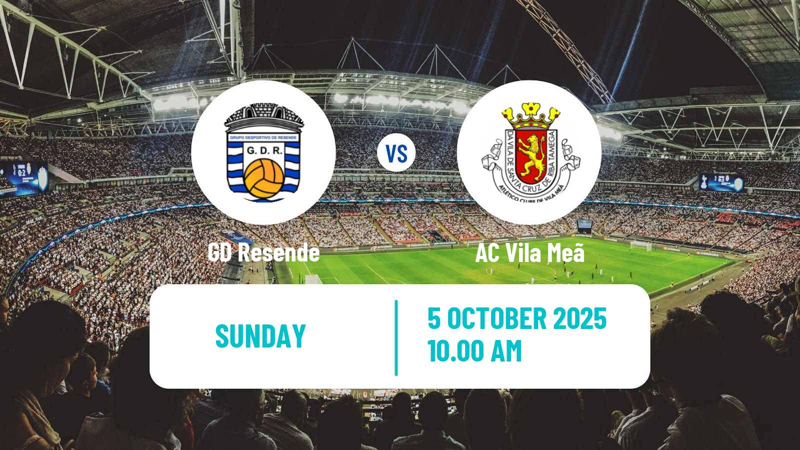 Soccer Campeonato de Portugal Resende - Vila Meã