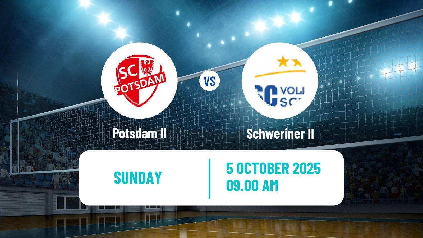 Volleyball German 2 Bundesliga North Volleyball Women Potsdam II - Schweriner II