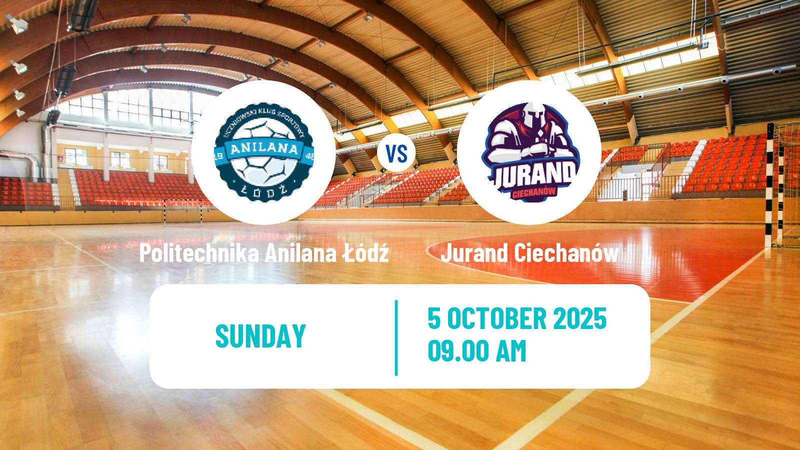 Handball Polish Central League Handball Politechnika Anilana Łódź - Jurand Ciechanów