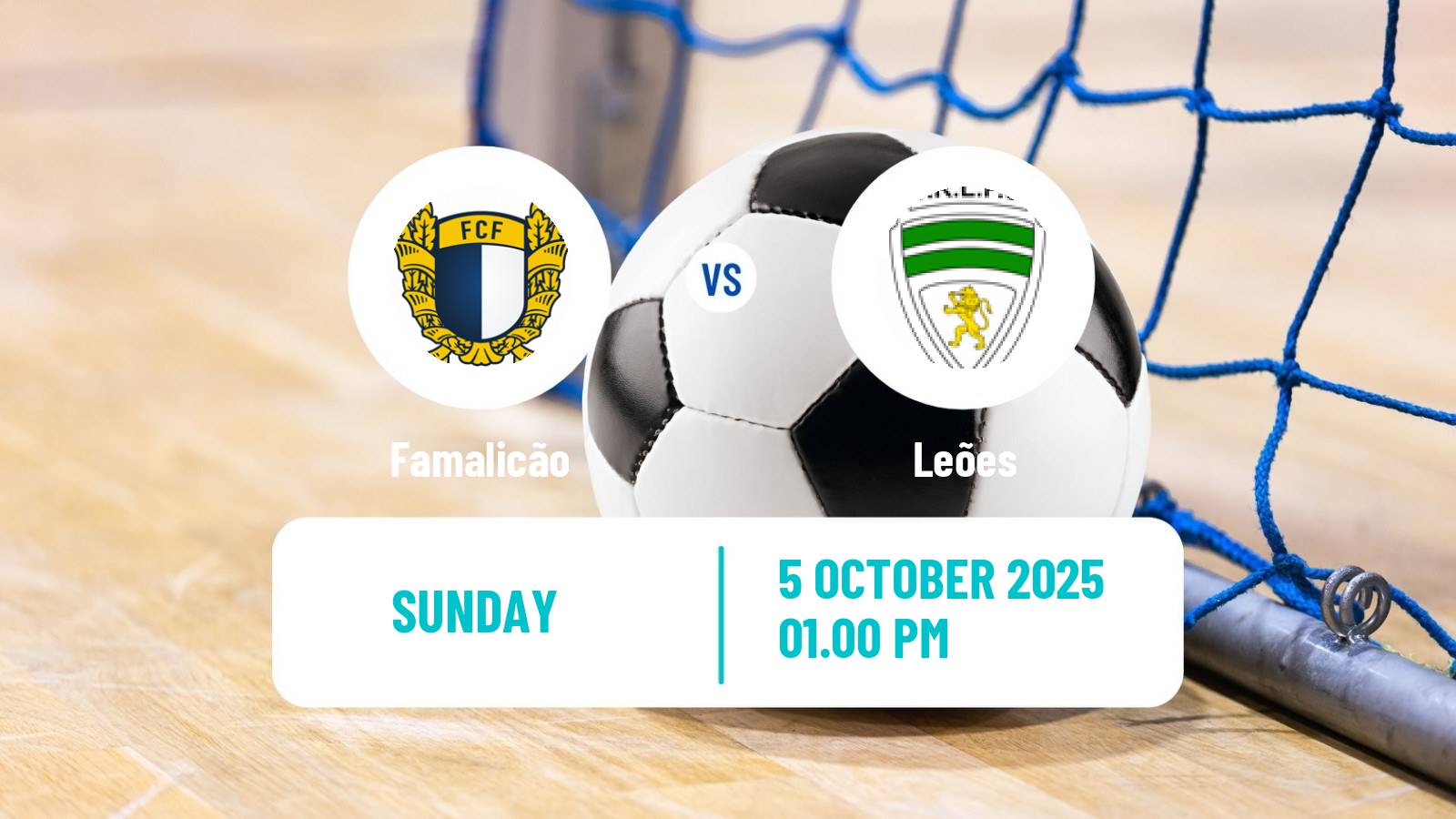 Futsal Portuguese 1ª divisão Futsal Famalicão - Leões