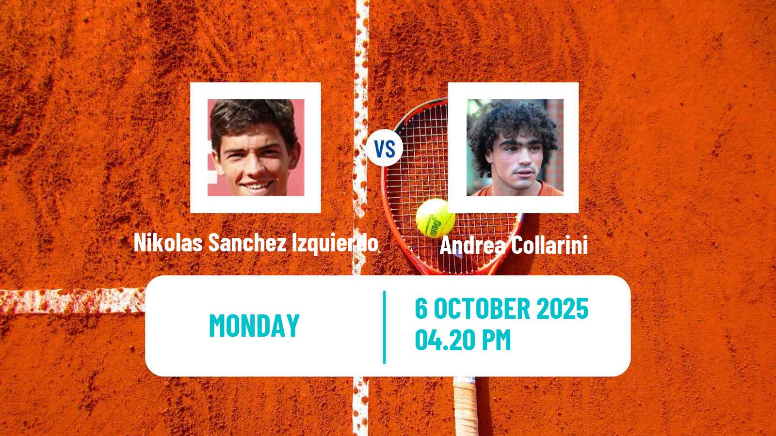 Tennis Cali Challenger Men Nikolas Sanchez Izquierdo - Andrea Collarini