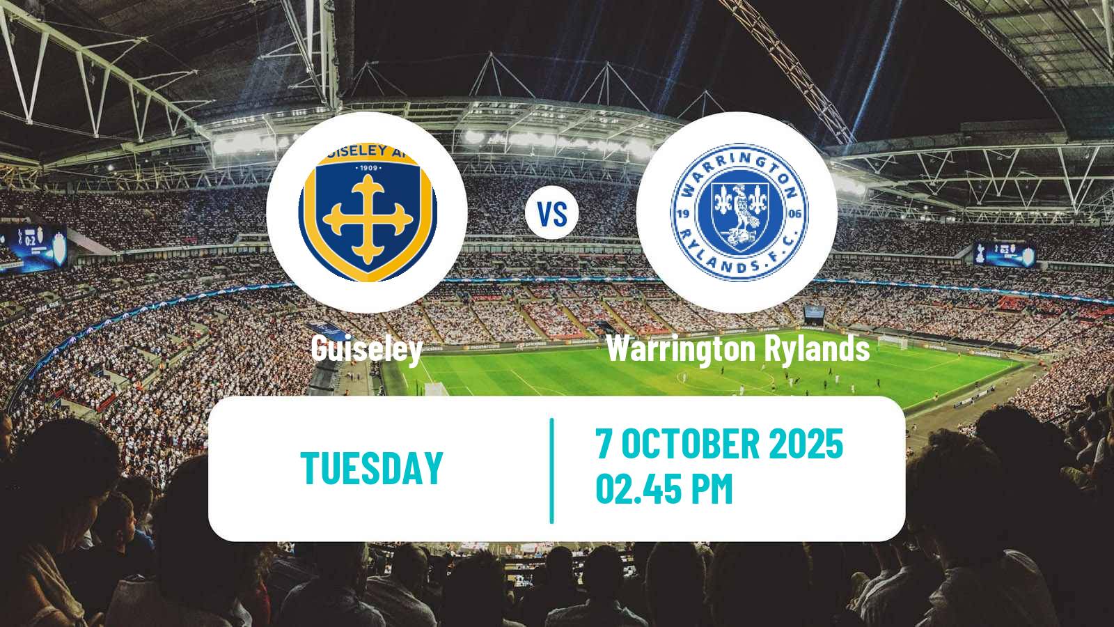 Soccer English NPL Premier Division Guiseley - Warrington Rylands