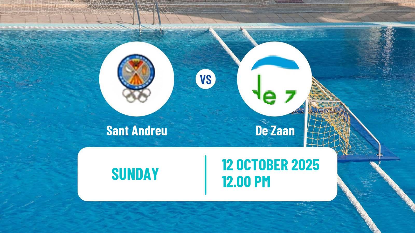 Water polo Super Cup Water Polo Women Sant Andreu - De Zaan