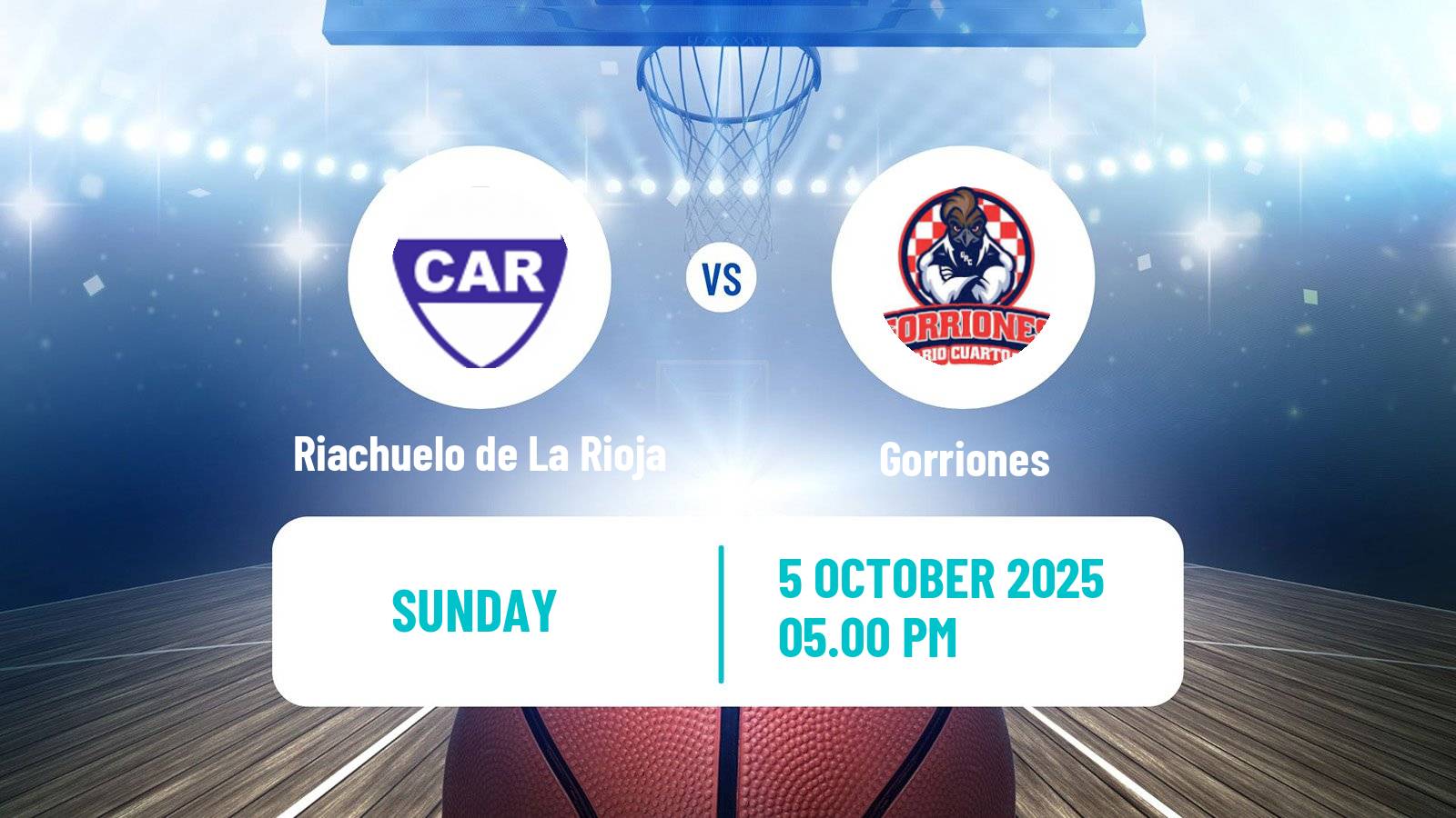 Basketball Argentinian Liga Femenina Basketball Riachuelo de La Rioja - Gorriones