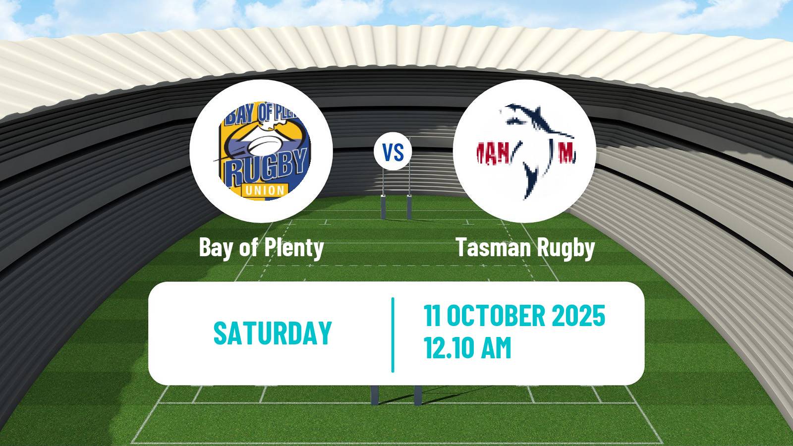 Rugby union New Zealand Bunnings NPC Bay of Plenty - Tasman