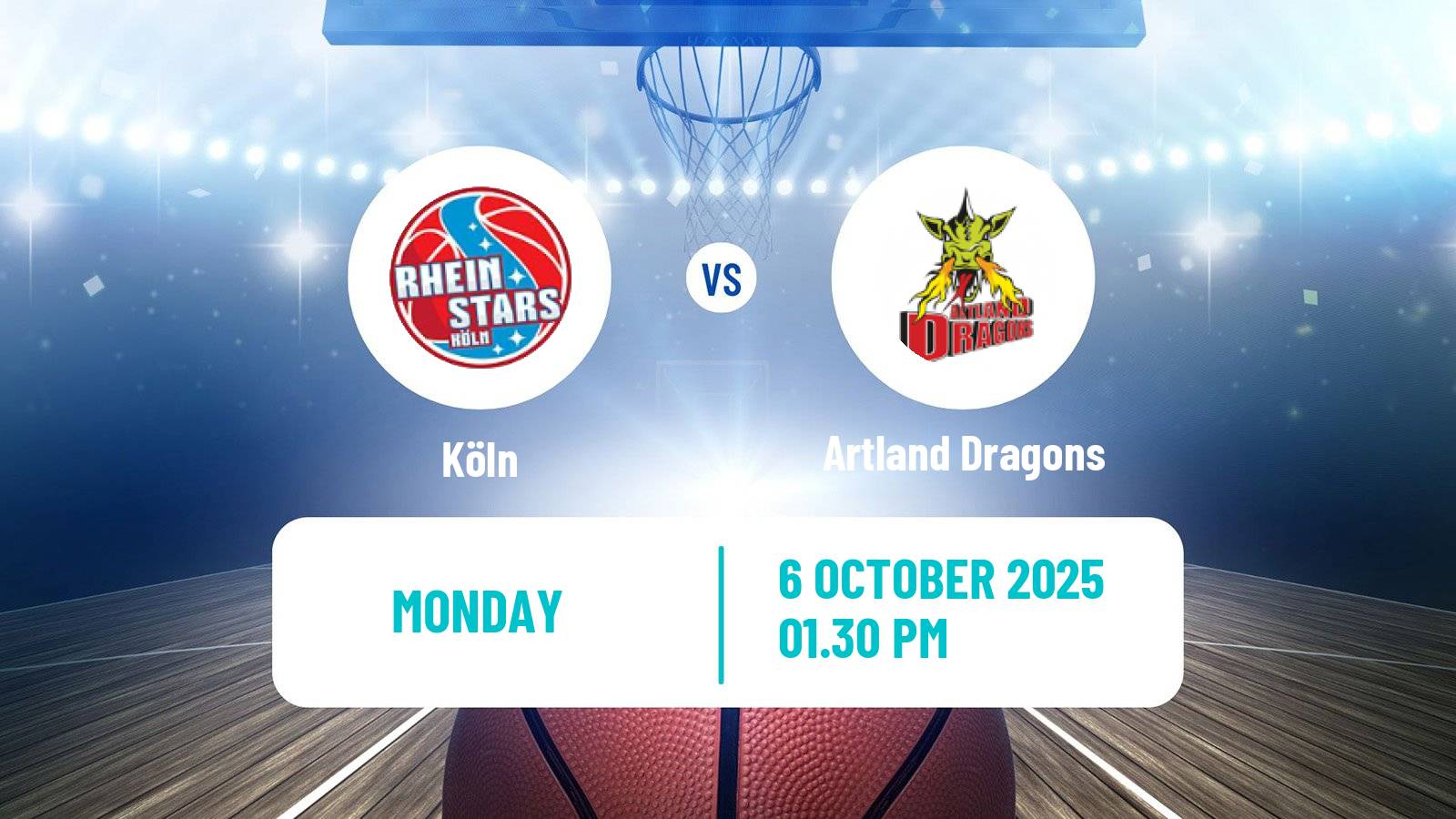 Basketball German Pro A Basketball Köln - Artland Dragons