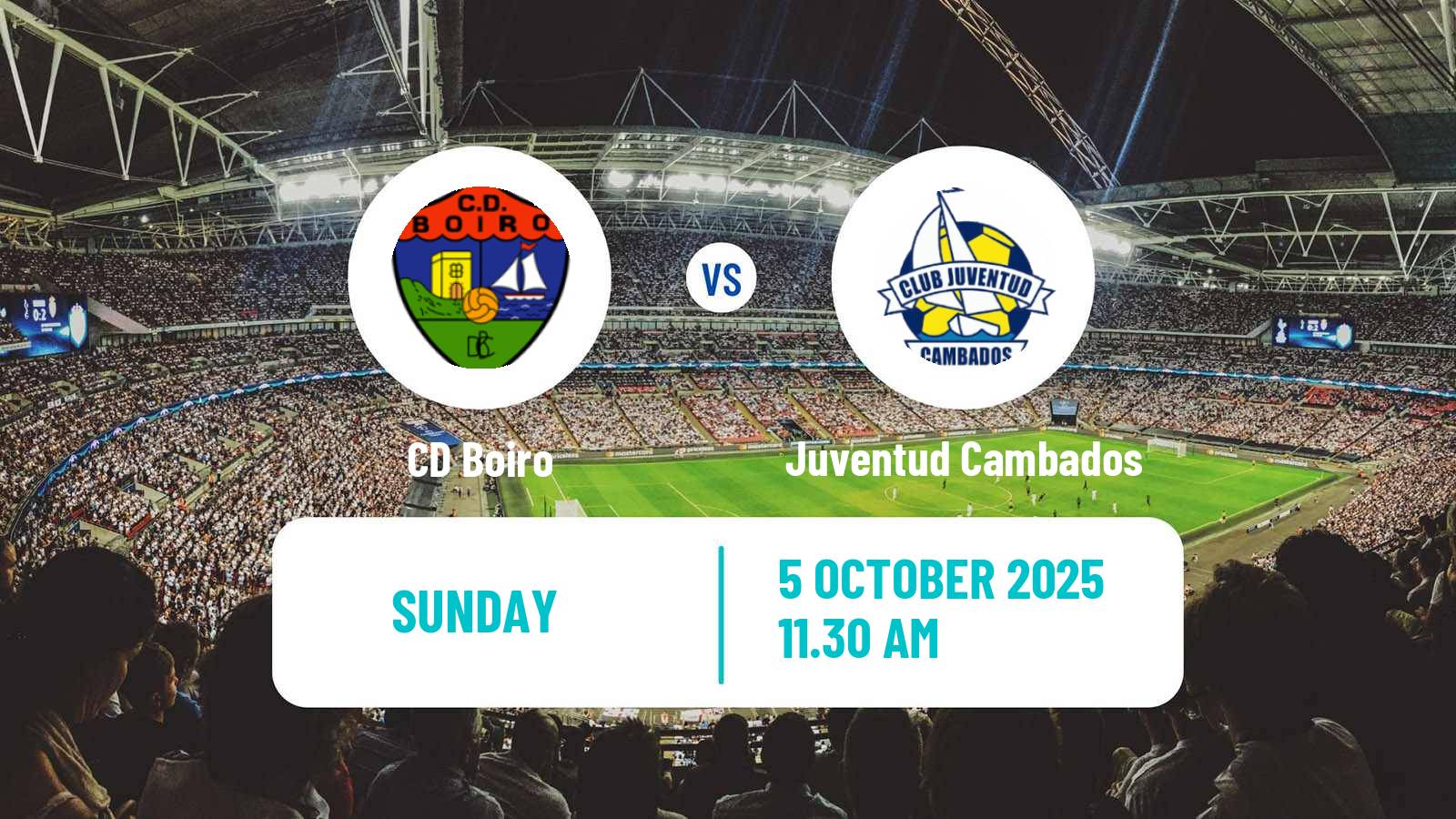 Soccer Spanish Tercera RFEF - Group 1 Boiro - Juventud Cambados