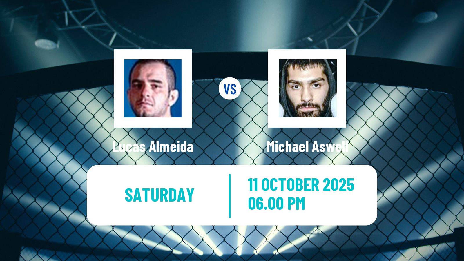 MMA Featherweight UFC Men Lucas Almeida - Michael Aswell