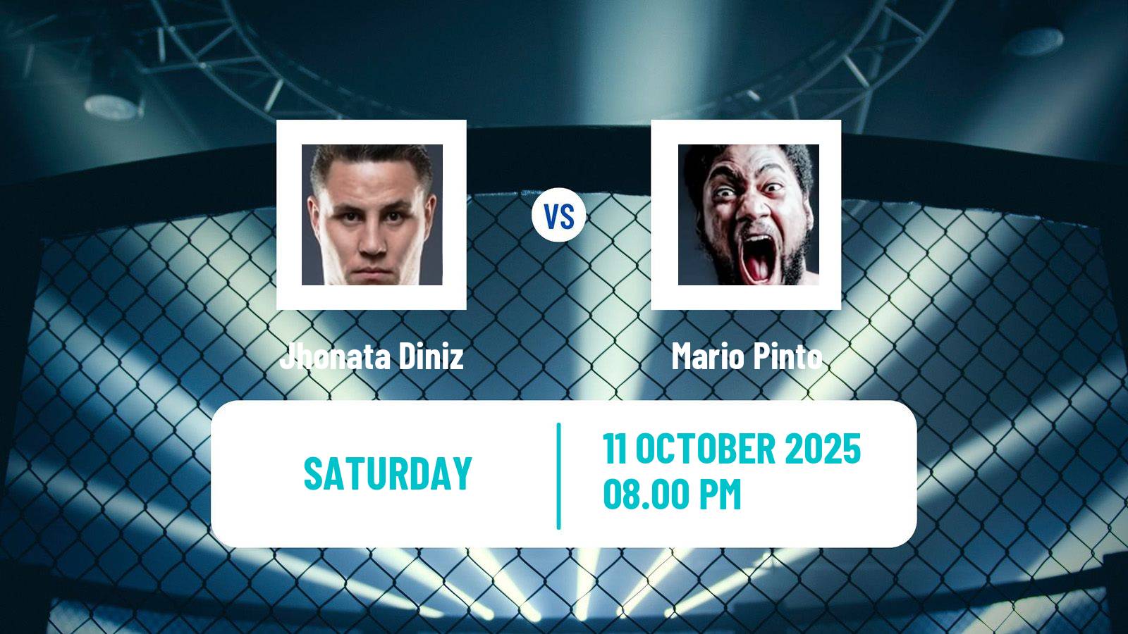 MMA Heavyweight UFC Men Jhonata Diniz - Mario Pinto