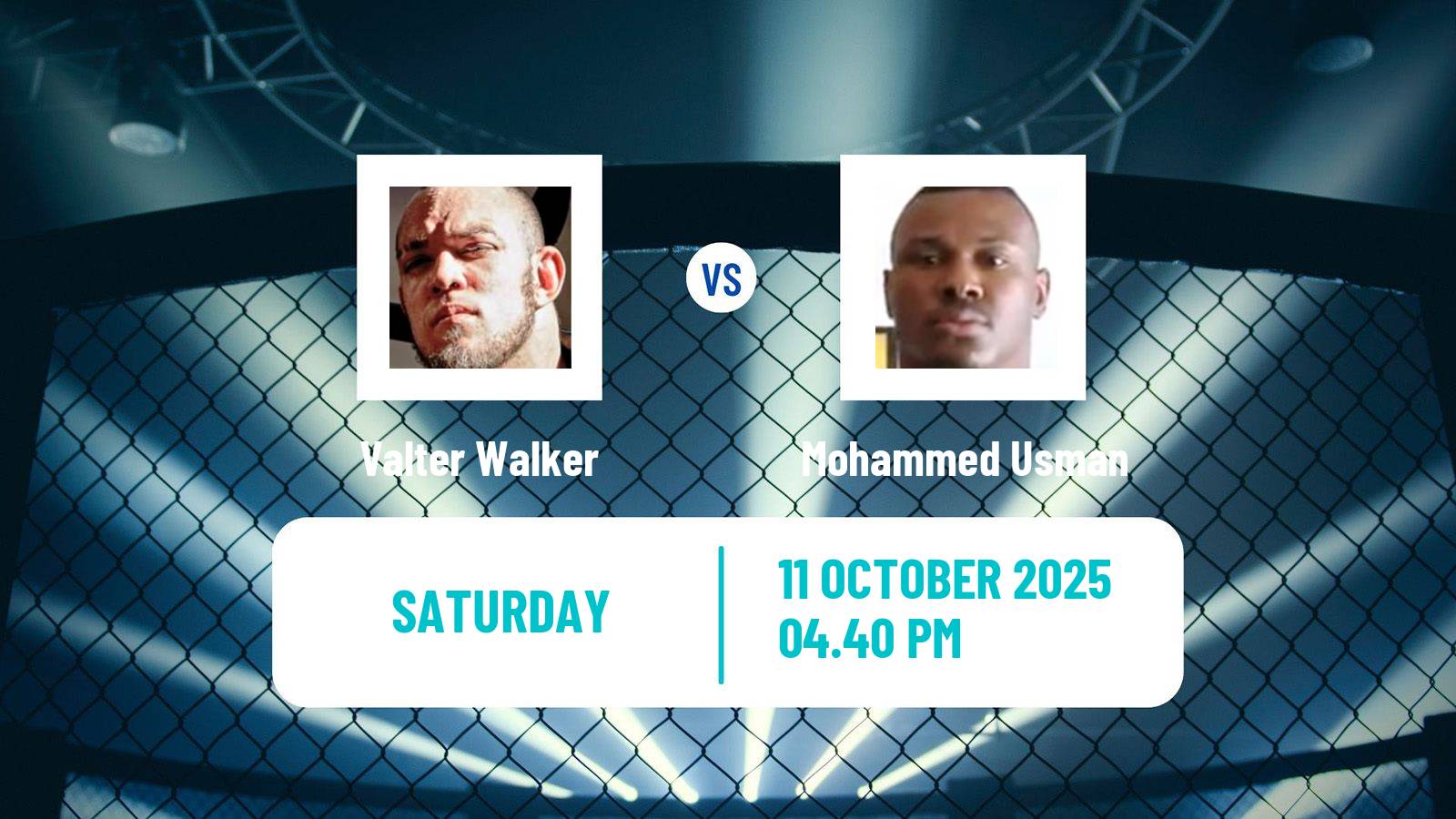 MMA Heavyweight UFC Men Valter Walker - Mohammed Usman