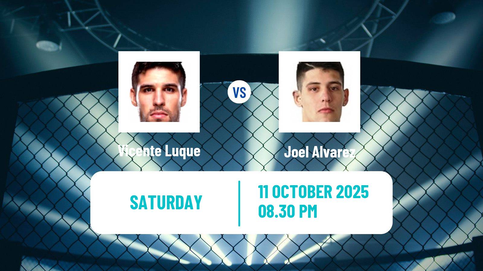 MMA Welterweight UFC Men Vicente Luque - Joel Alvarez