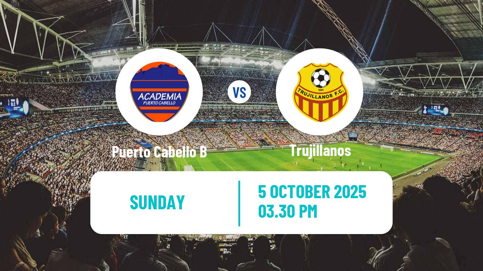 Soccer Venezuelan Segunda Division Puerto Cabello B - Trujillanos