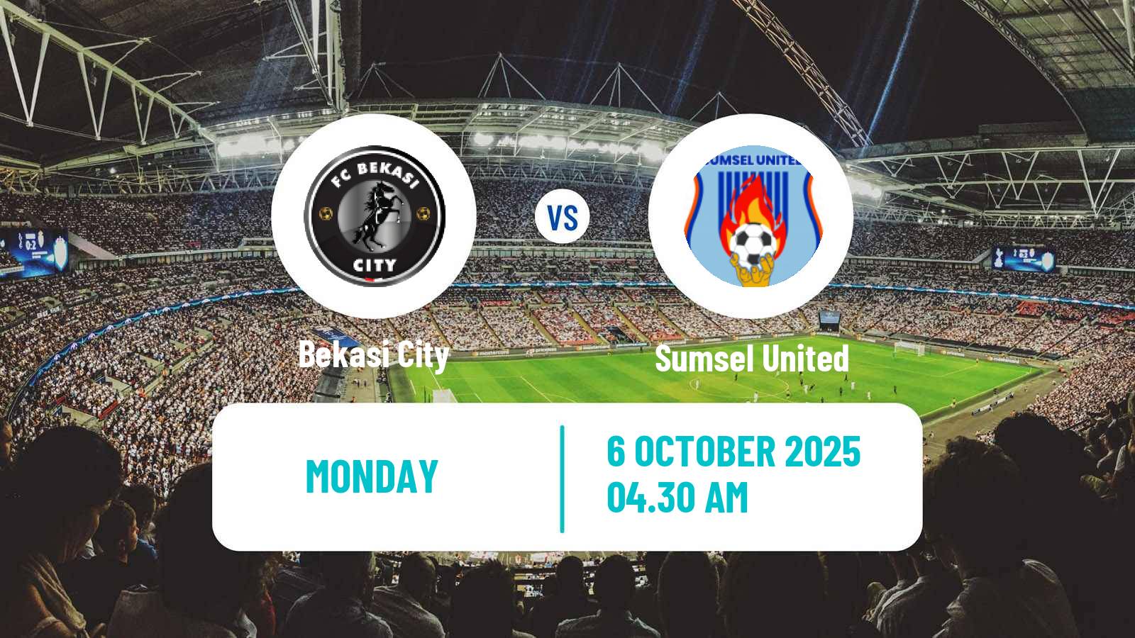 Soccer Indonesian Liga 2 Bekasi City - Sumsel United