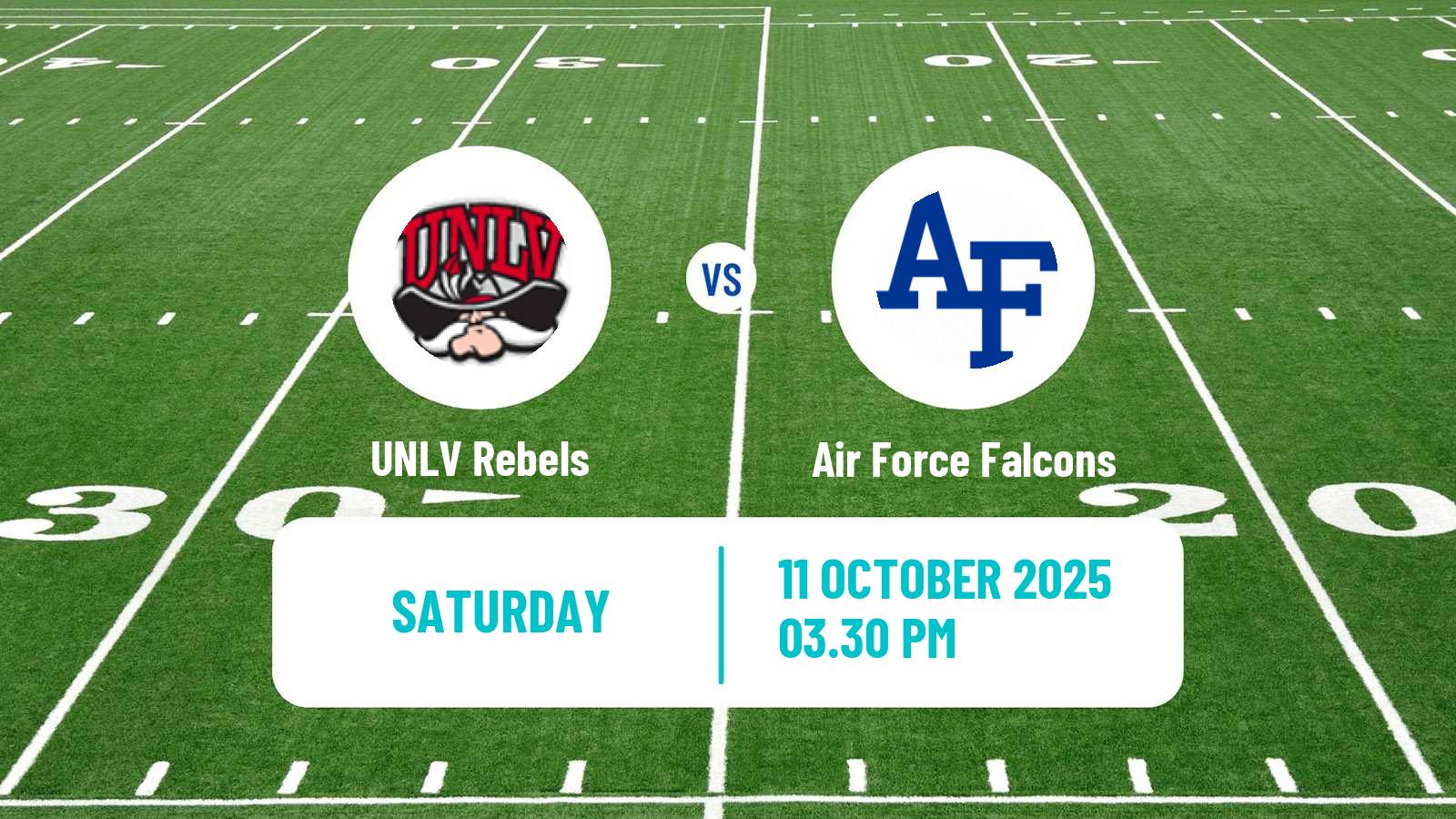 American football NCAA College Football UNLV Rebels - Air Force Falcons