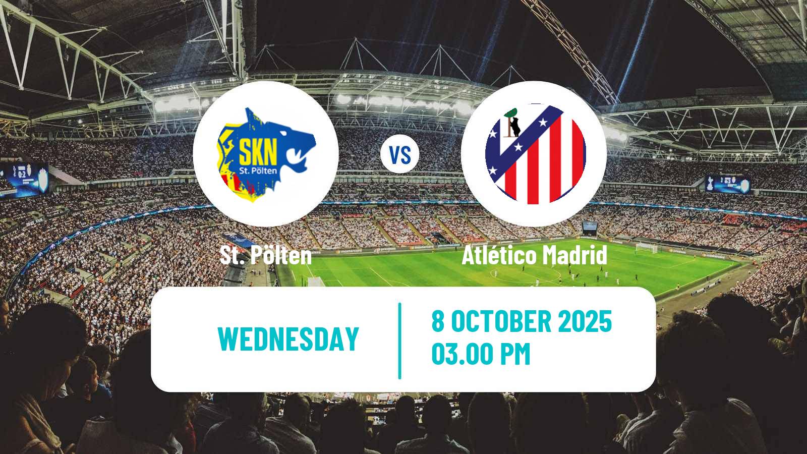 Soccer UEFA Champions League Women St. Pölten - Atlético Madrid