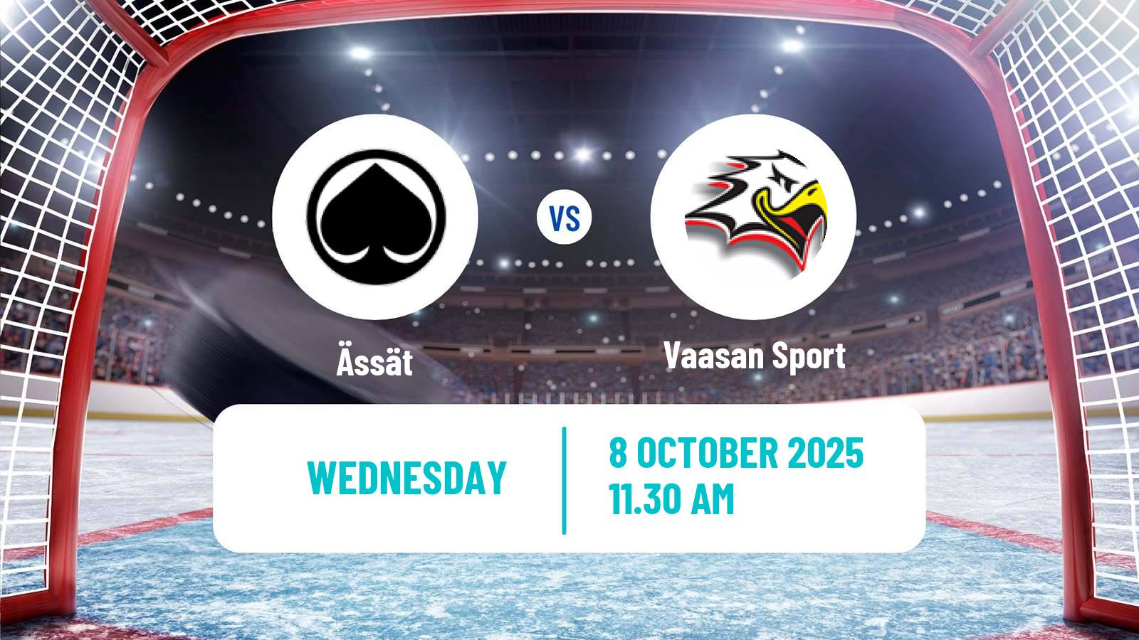 Hockey Finnish SM-liiga Ässät - Vaasan Sport