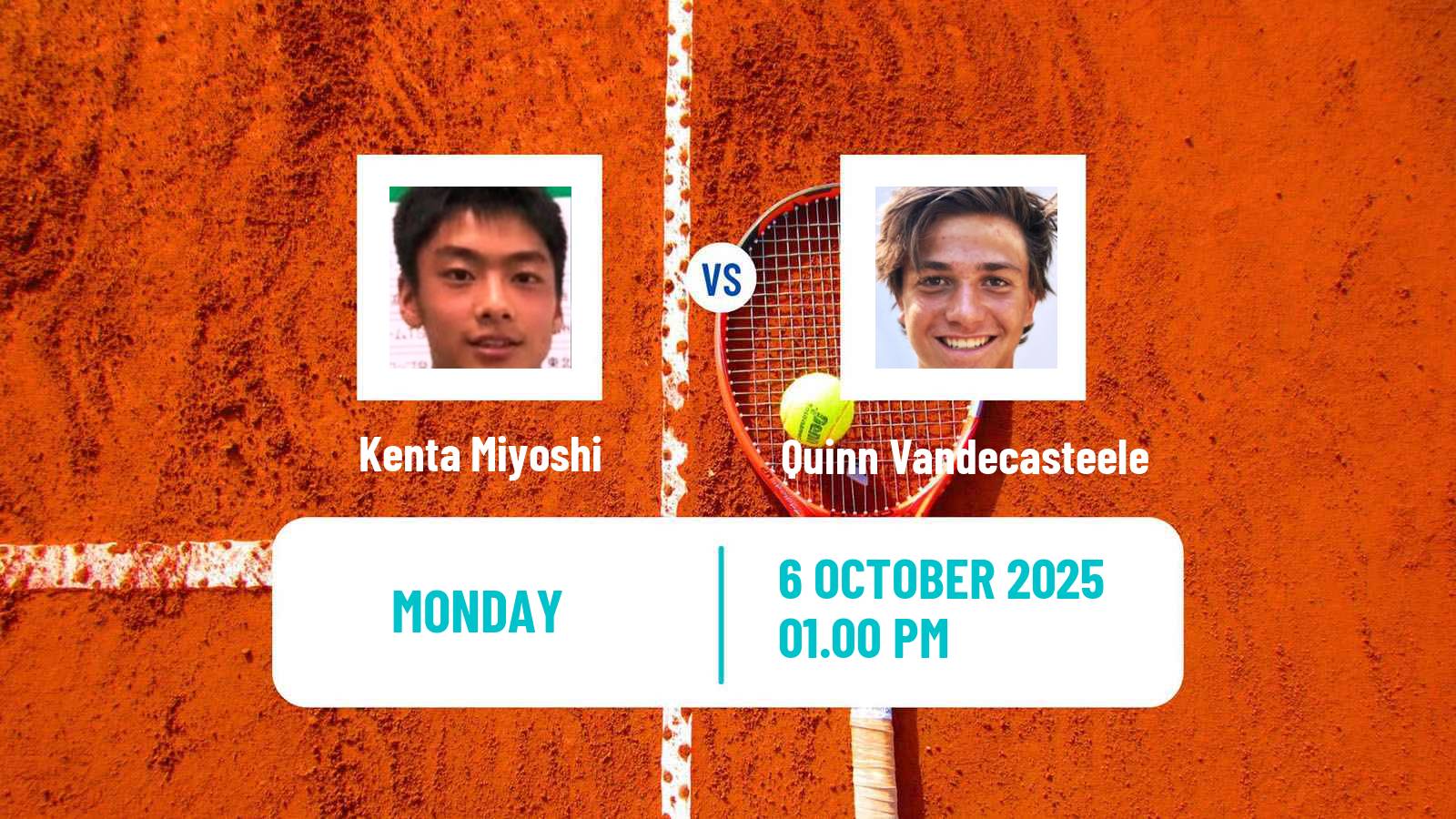 Tennis Fairfield Challenger Men Kenta Miyoshi - Quinn Vandecasteele