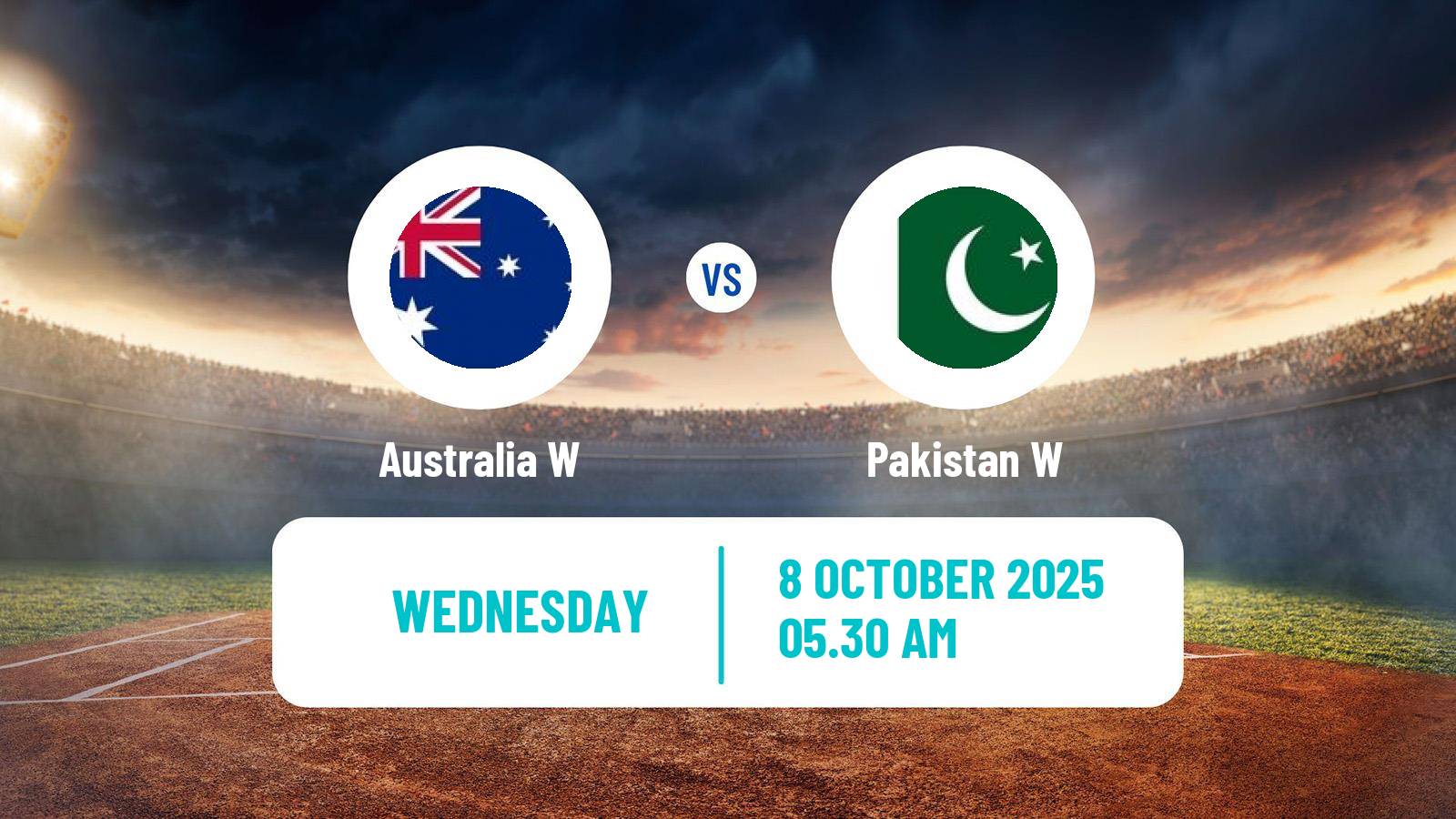 Cricket ICC World Cup Women Australia W - Pakistan W