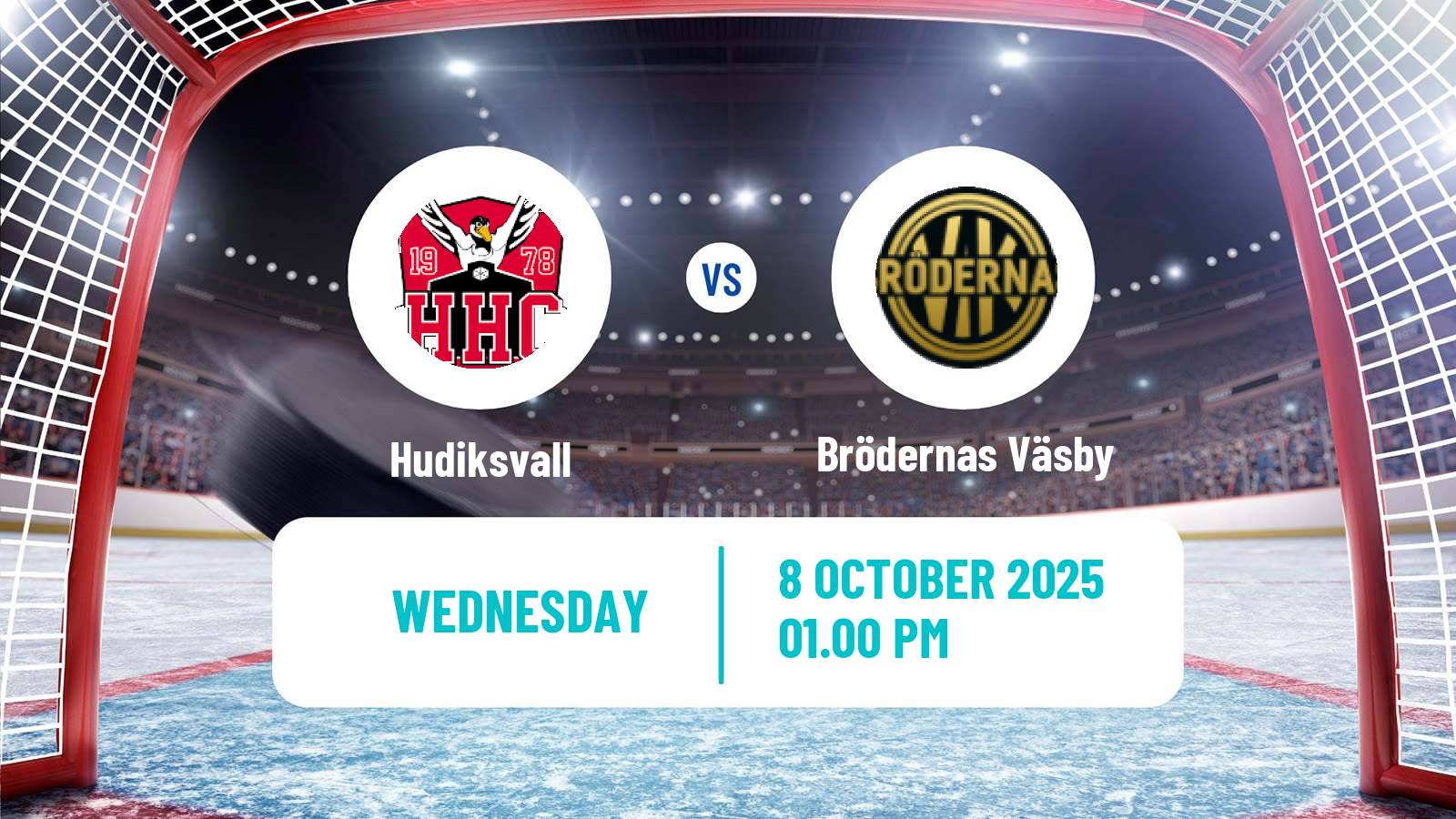 Hockey Swedish HockeyEttan Norra Hudiksvall - Brödernas Väsby