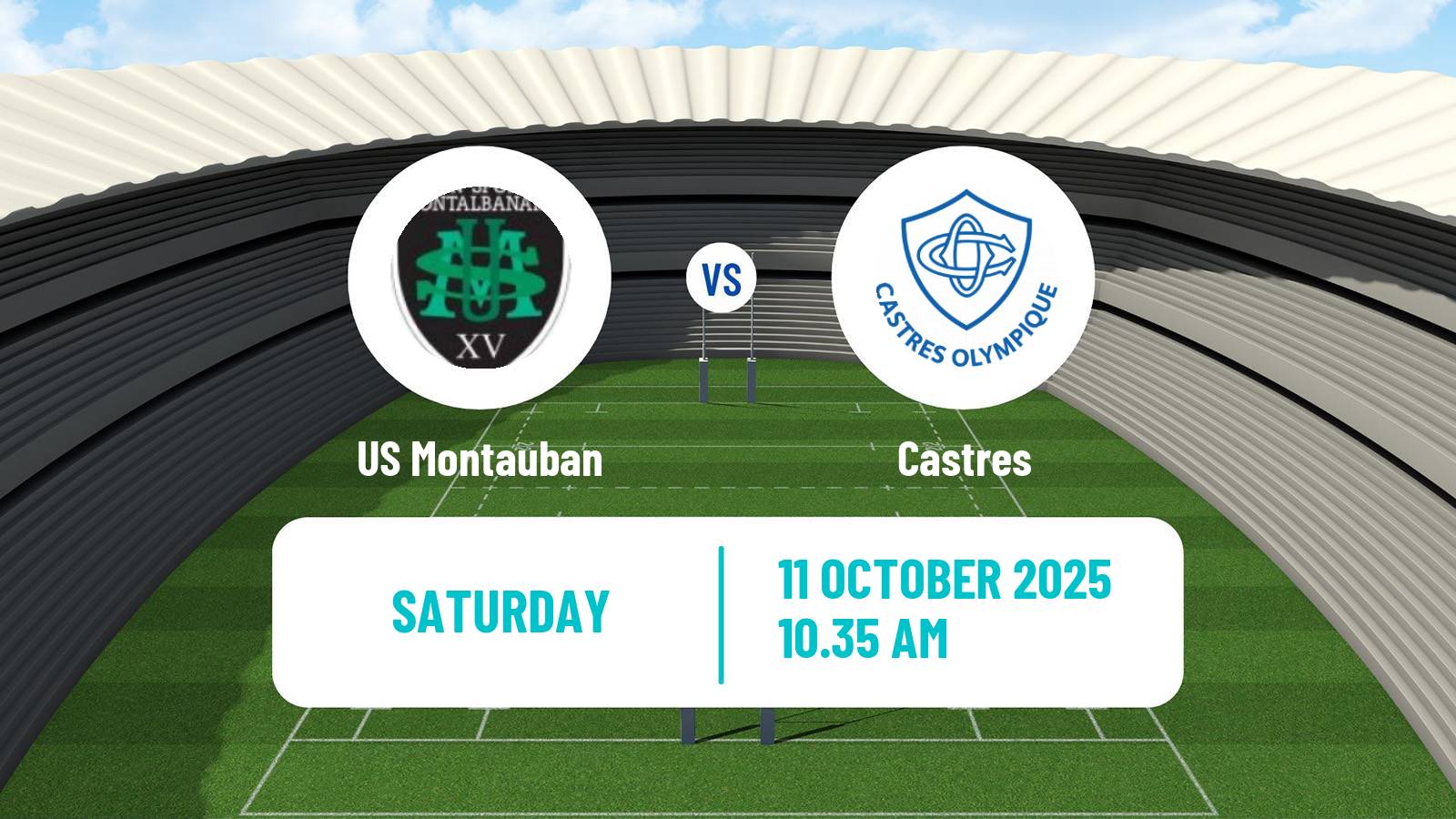 Rugby union French Top 14 Montauban - Castres