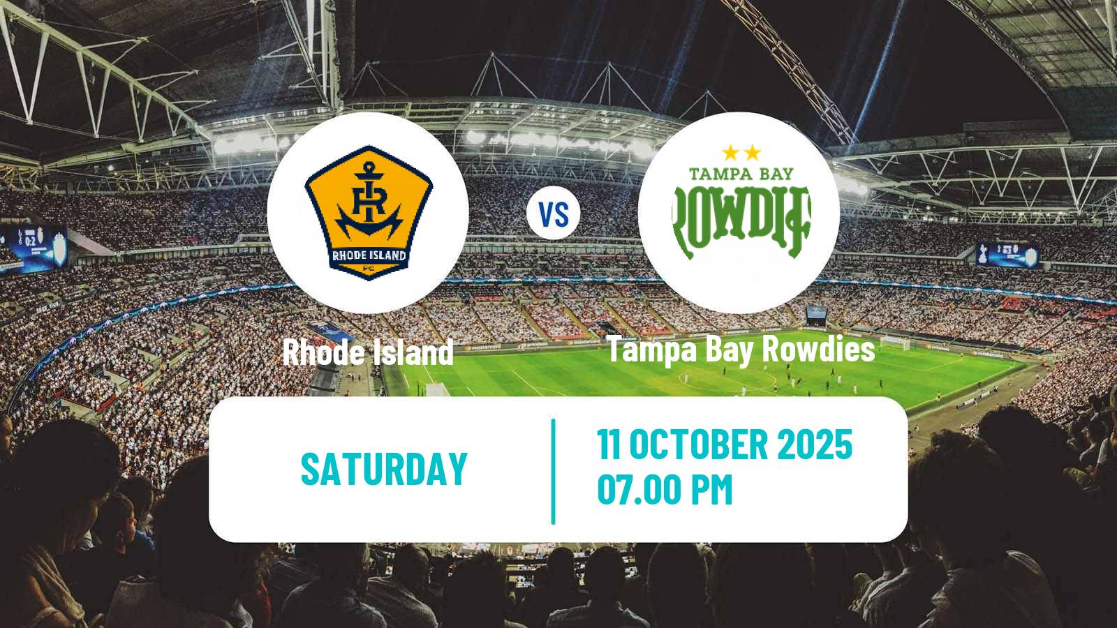Soccer USL Championship Rhode Island - Tampa Bay Rowdies
