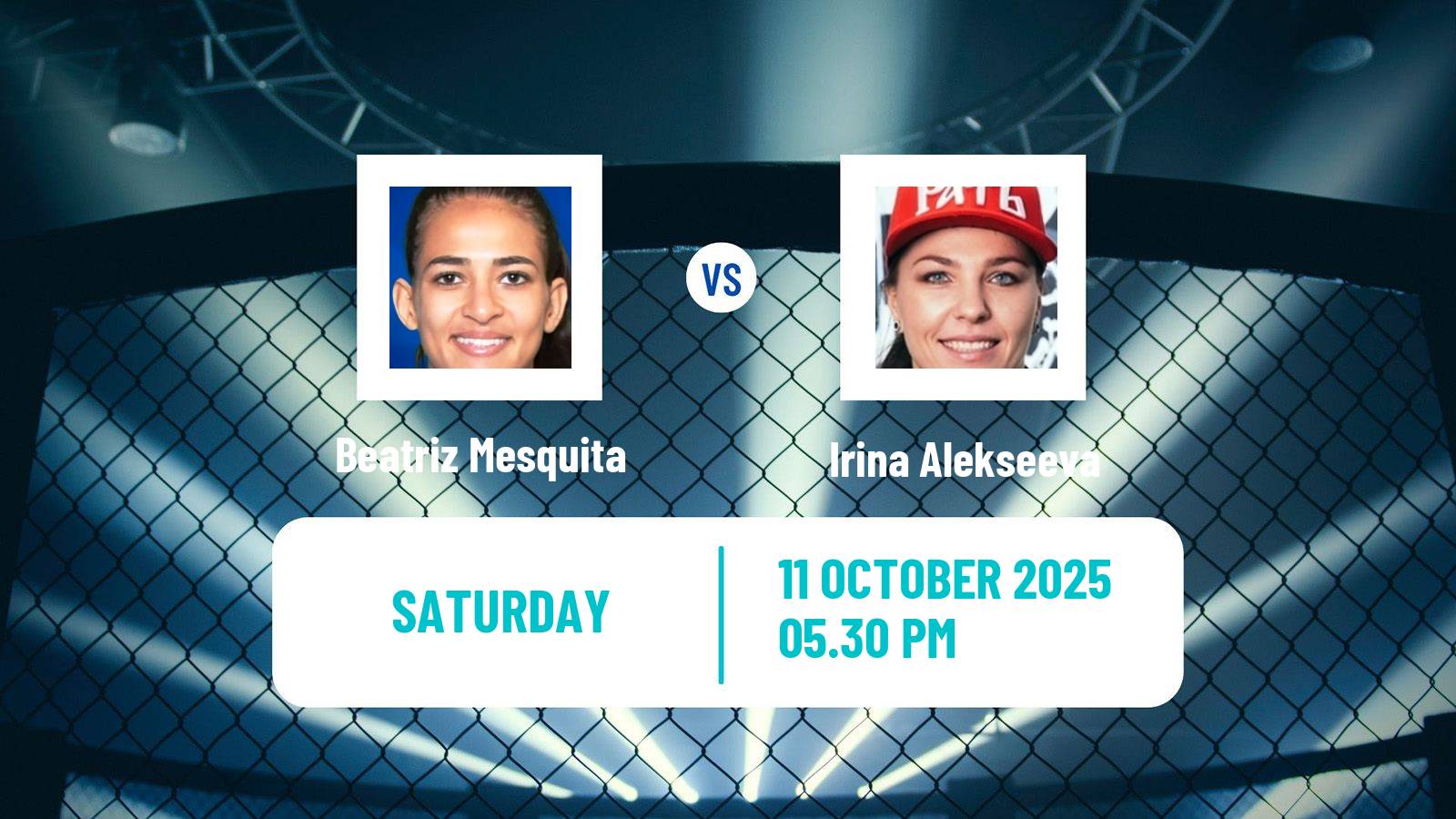 MMA Bantamweight UFC Women Beatriz Mesquita - Irina Alekseeva