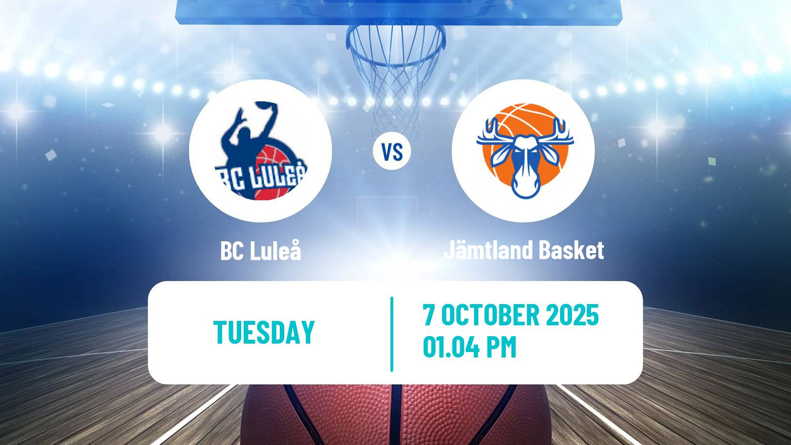 Basketball Swedish Basketligan Luleå - Jämtland Basket