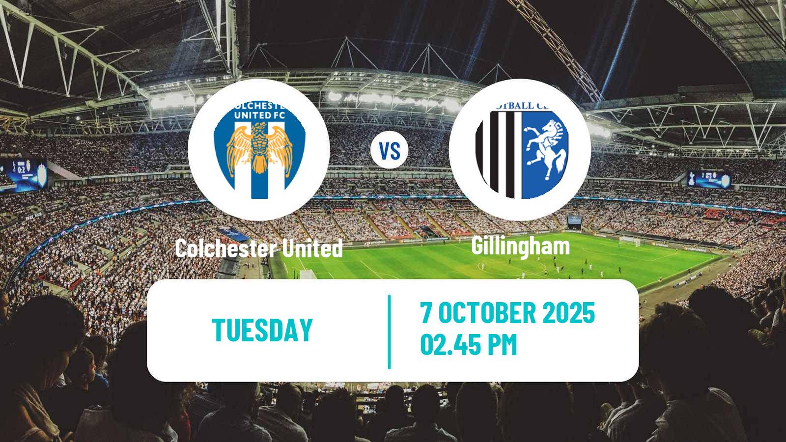 Soccer English EFL Trophy Colchester United - Gillingham