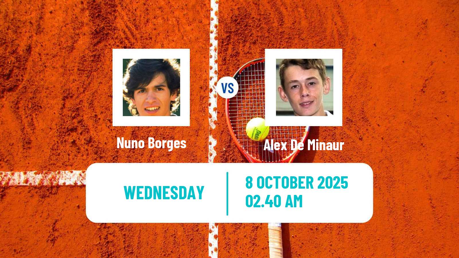 Tennis ATP Shanghai Nuno Borges - Alex De Minaur