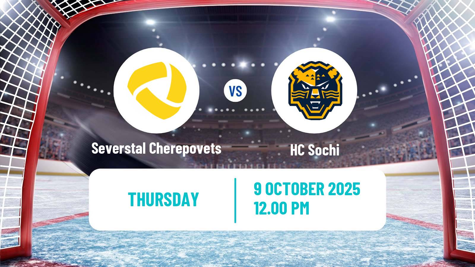 Hockey KHL Severstal Cherepovets - Sochi