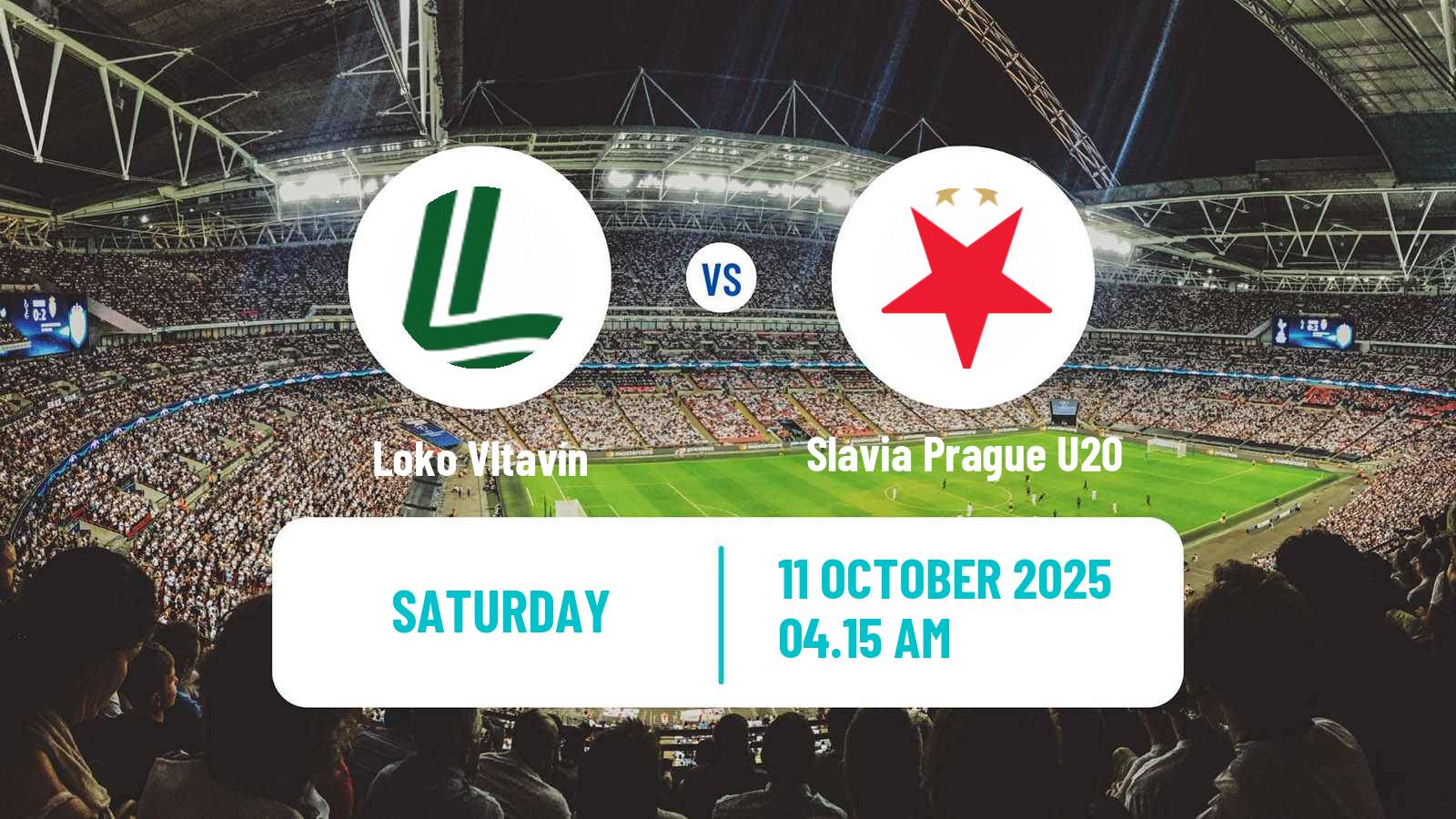 Soccer Czech CFL Group A Loko Vltavín - Slavia Prague U20