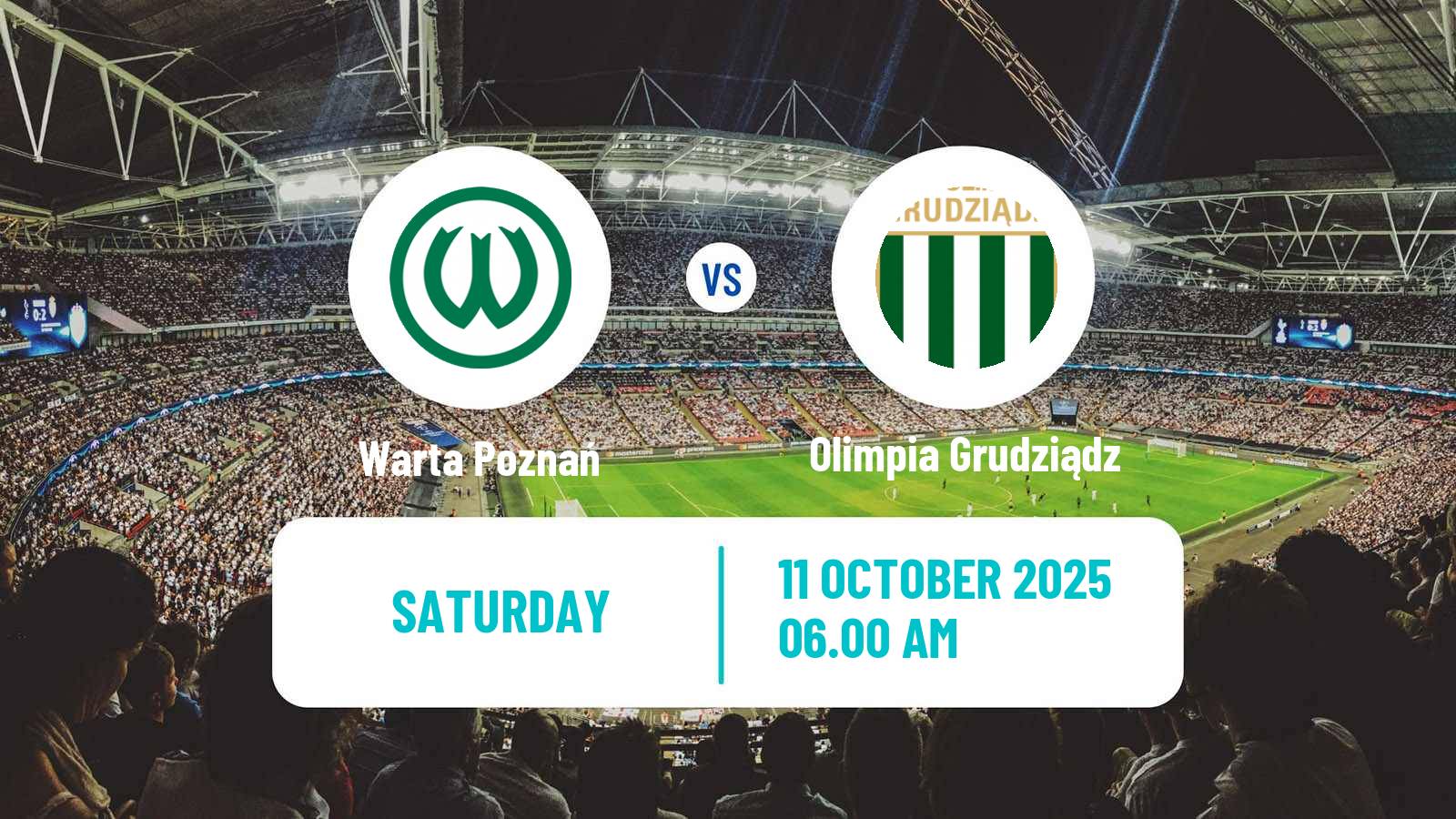 Soccer Polish Division 2 Warta Poznań - Olimpia Grudziądz