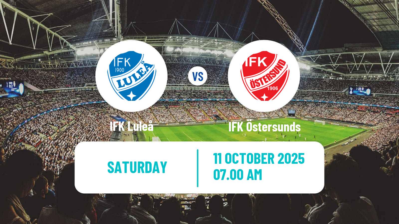 Soccer Swedish Division 2 - Norrland Luleå - IFK Östersunds
