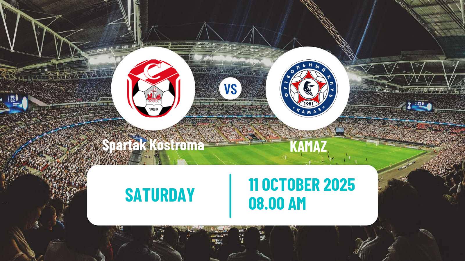 Soccer Russian FNL Spartak Kostroma - KAMAZ