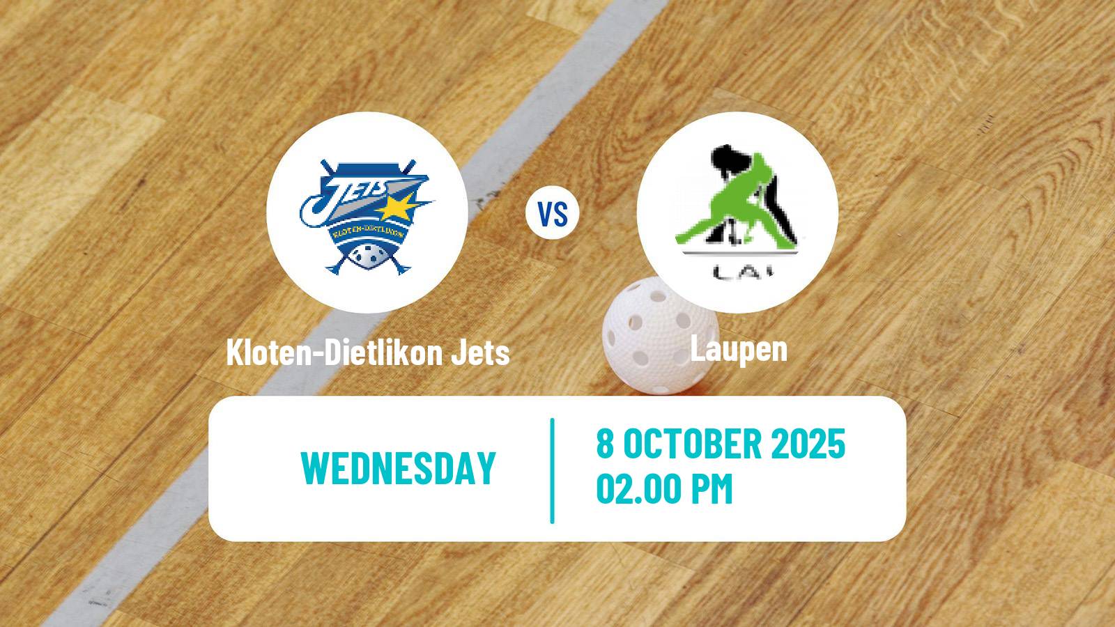 Floorball Swiss NLA Floorball Women Kloten-Dietlikon Jets - Laupen